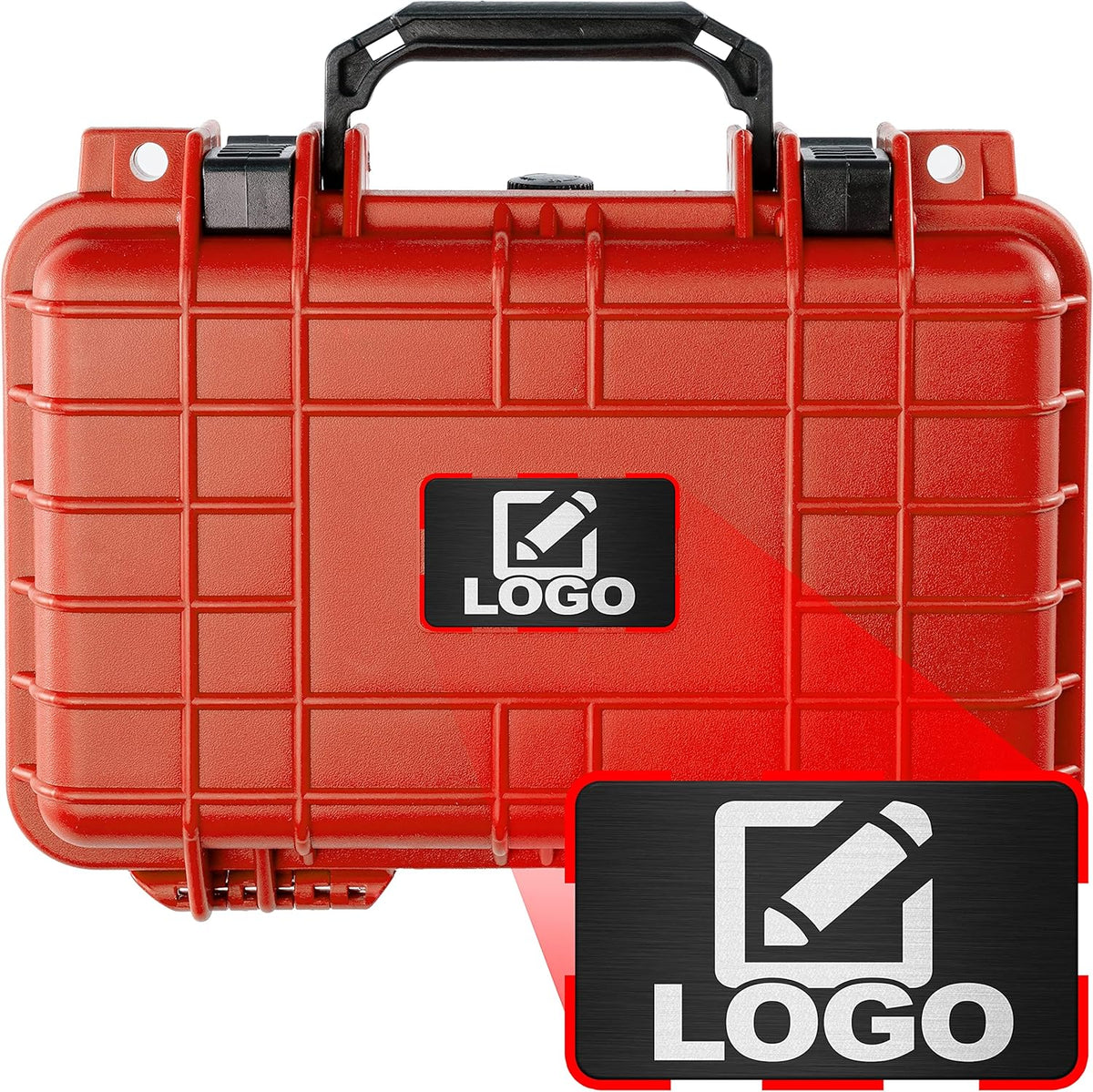 Black Waterproof Hard Case with Foam H3895