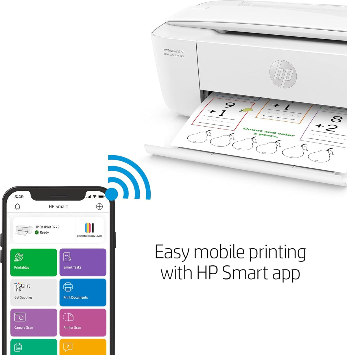 Wireless Color Inkjet All-in-One Printer H49423