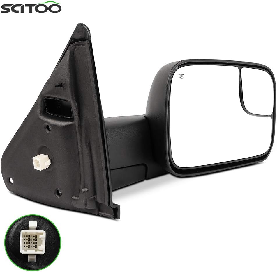 Passenger Side Power Heated Manual Telescoping Tow Mirror S380730