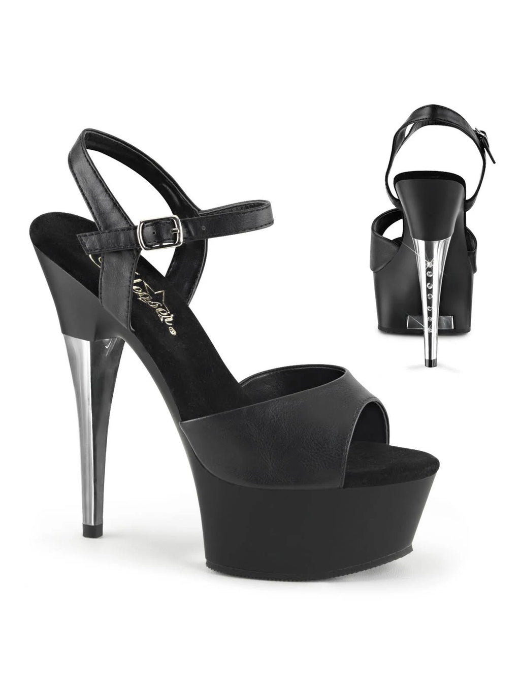 Black Faux Leather Black Matte D388