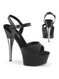 Black Faux Leather Black Matte D388