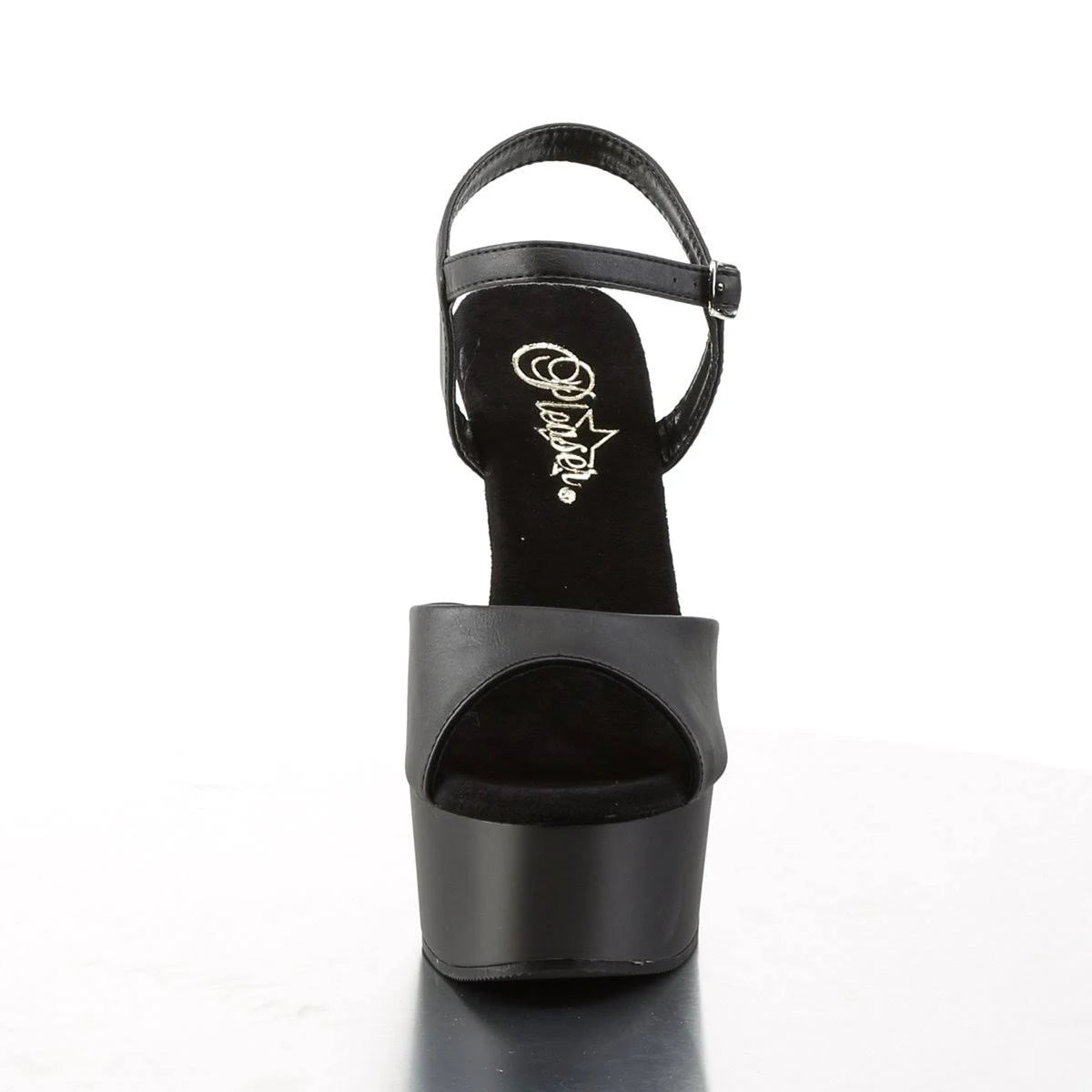 Black Faux Leather Black Matte D388