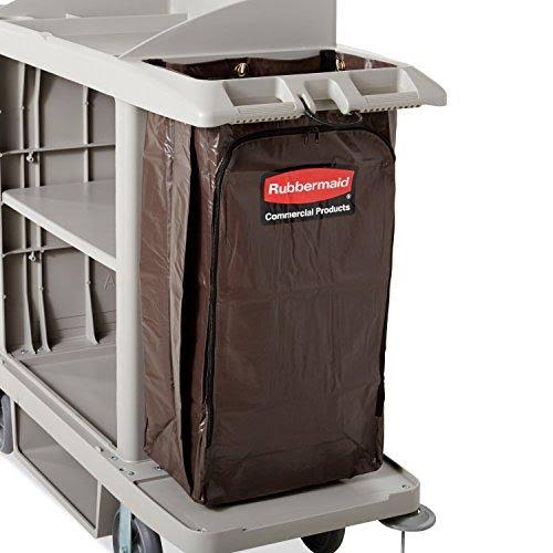 Zippered Vinyl Cleaning Cart Bag 25 gal N836