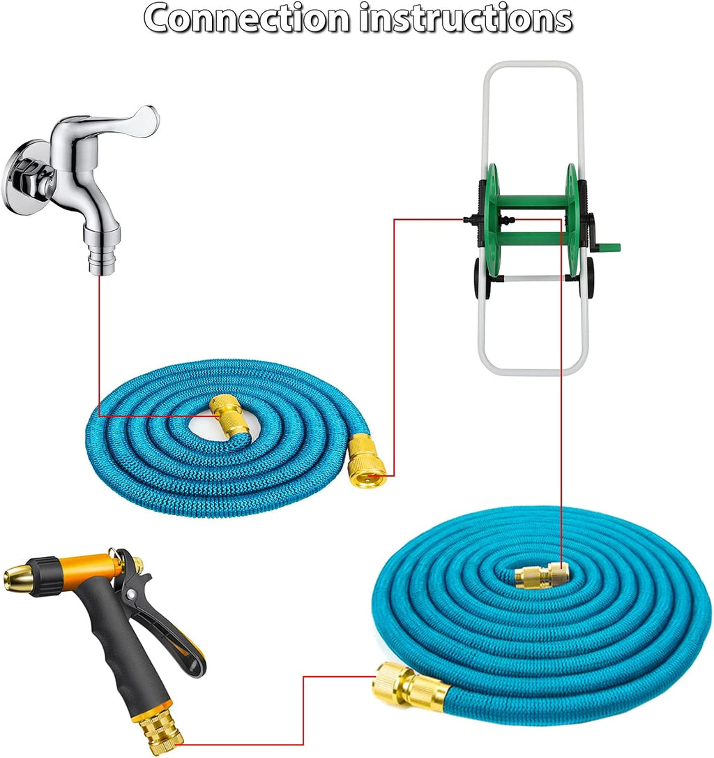 Garden Hose Reel Cart with Wheels A62027