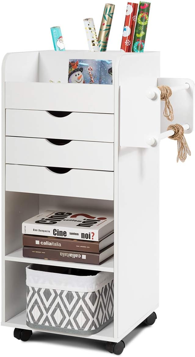 Rolling Storage Drawer Cart with 3 Drawers T753818