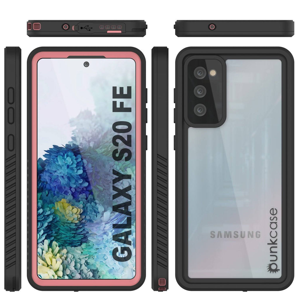 Water/Shock/Snowproof Slim Screen Protector Case Pink J255896