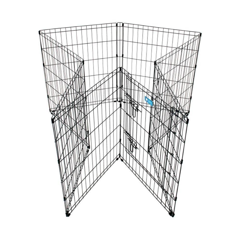 Pet Exercise Pen with Dual Latch Door Y769163