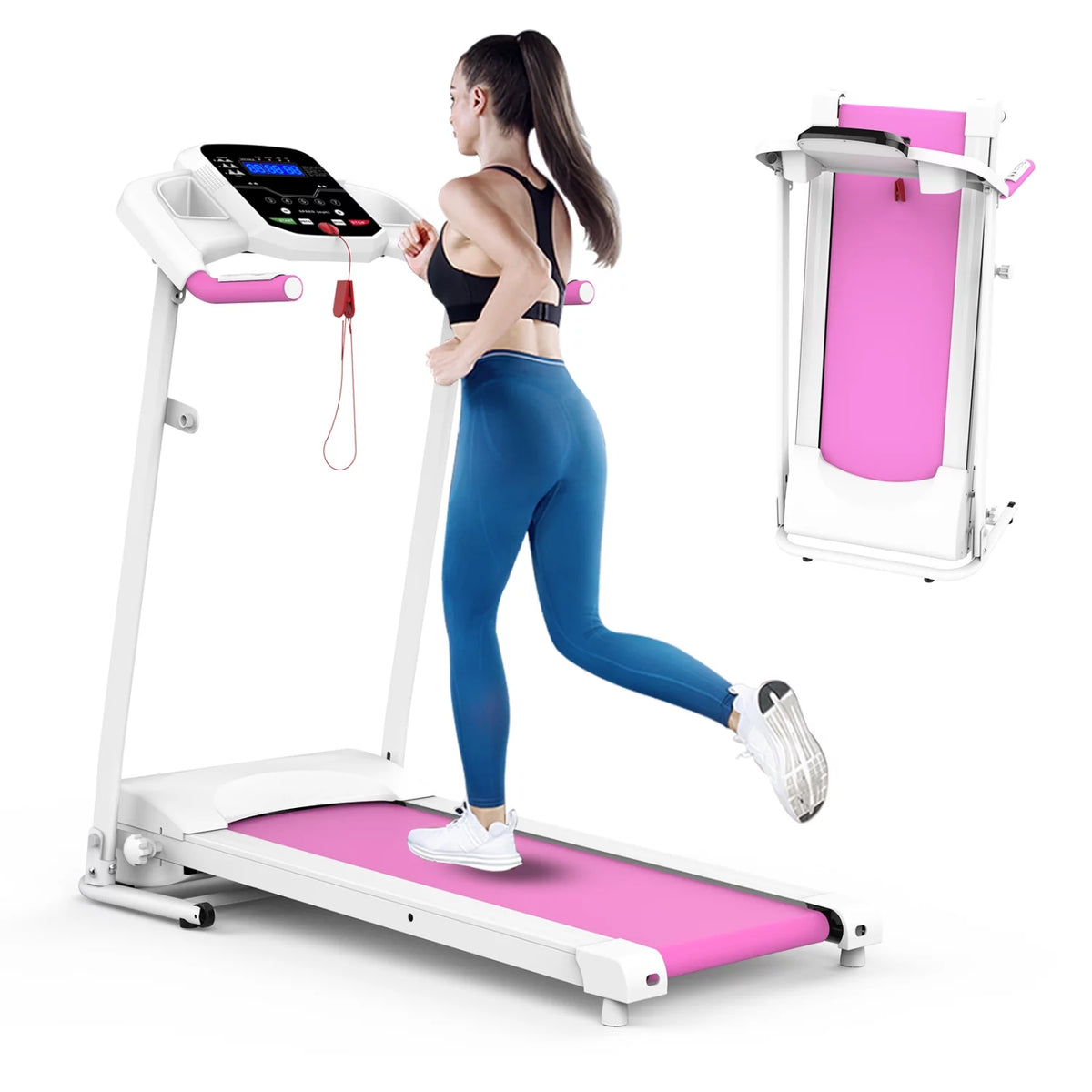Folding Treadmill 2.5HP 220 LBS Capacity J644