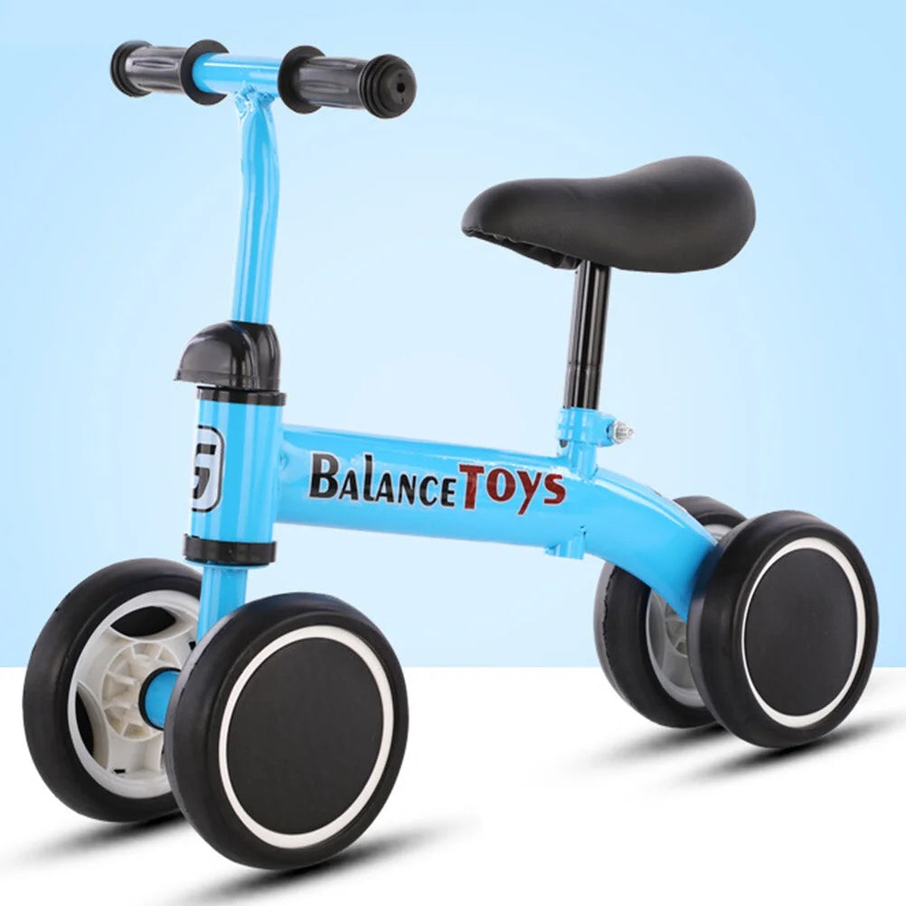 4 Wheels Blue Balance Bike A45299