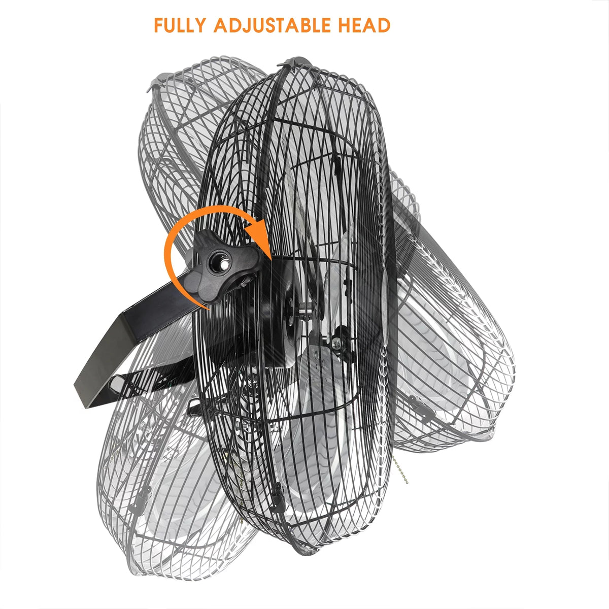 18 Wall Mountable Floor Fan with 3 Speed Settings U656260