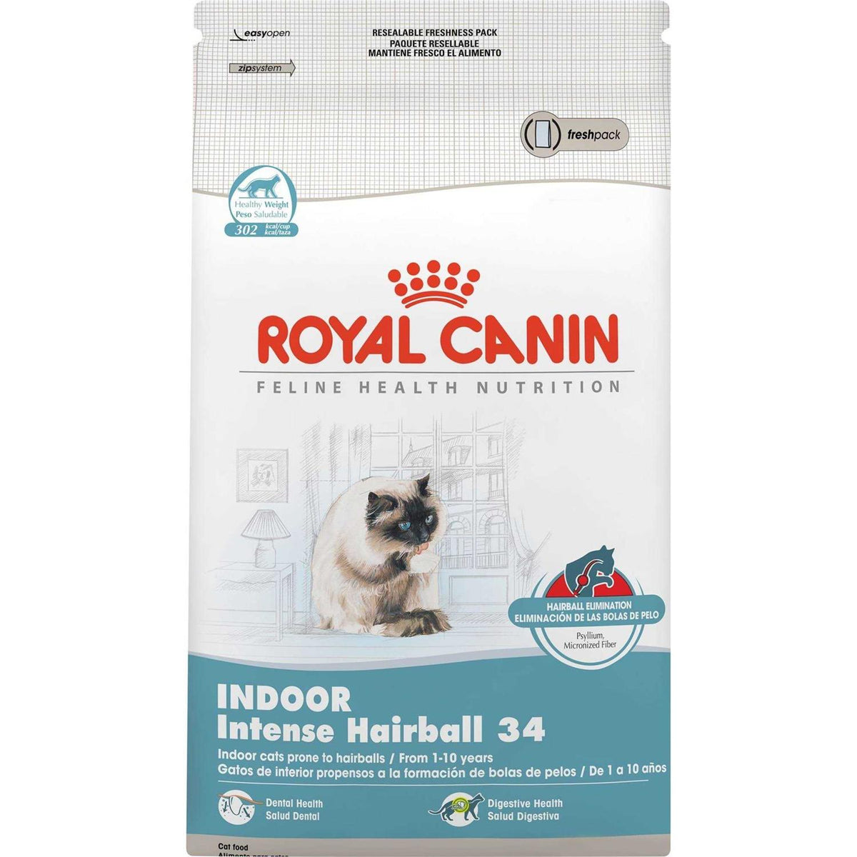Indoor Hairball 34 Cat Dry Food L170