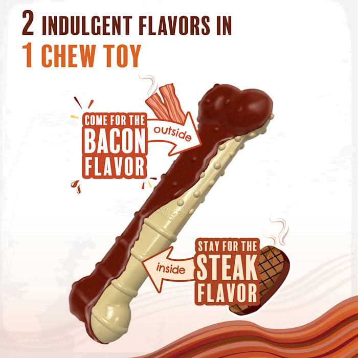 Dual Flavored Dog Chew Toys W47393