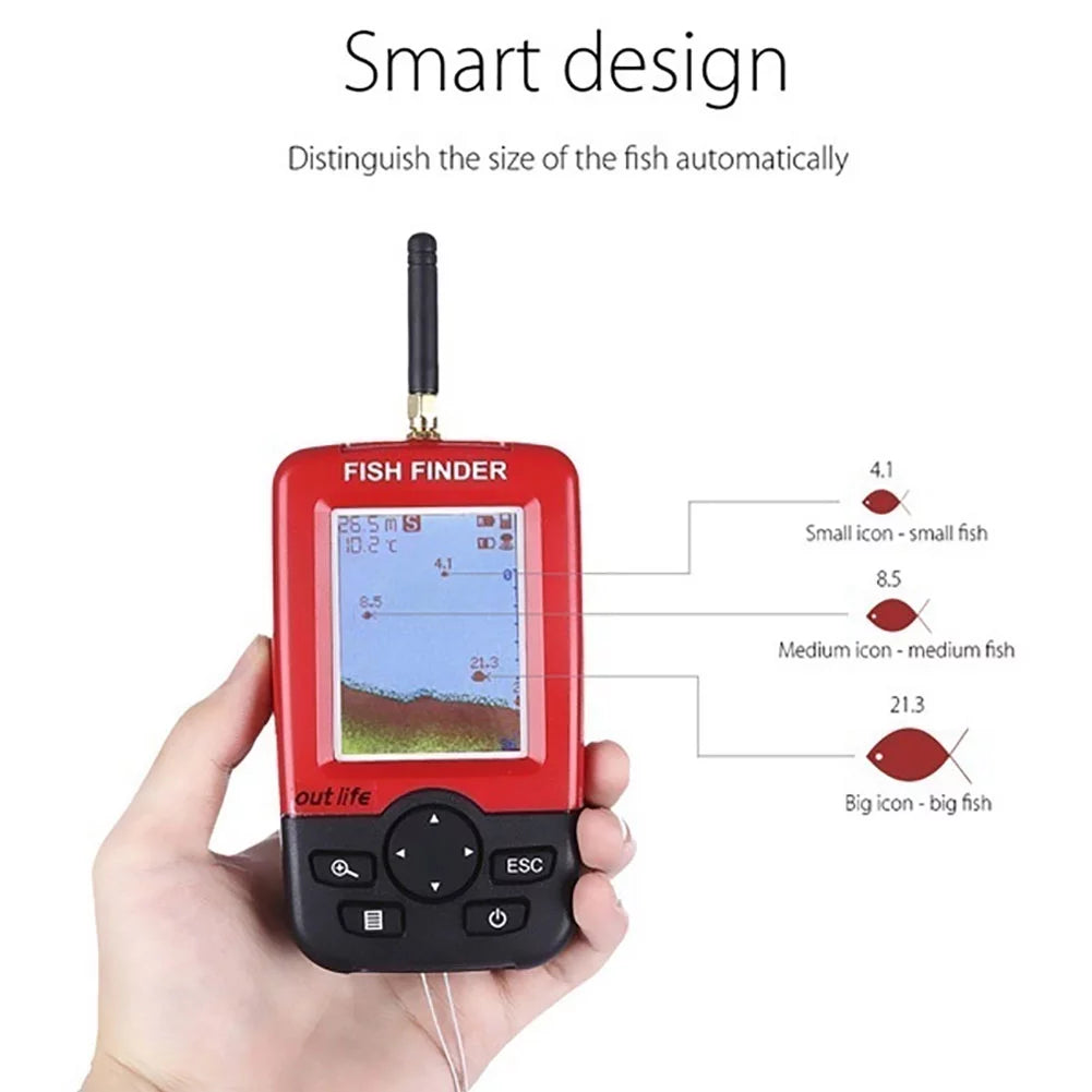 Portable Wireless Sonar Fish Finder J21859