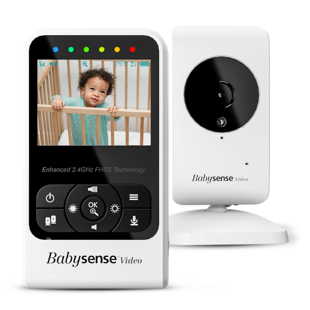 Compact Video Baby Monitor with Camera and Audio R614061
