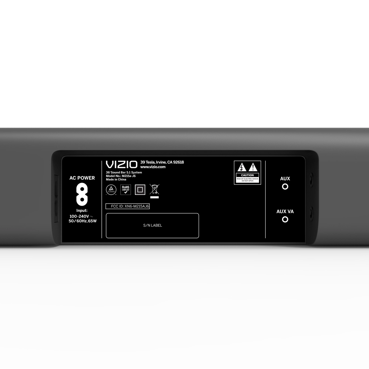 2.1 Sound Bar with Wireless Subwoofer F274