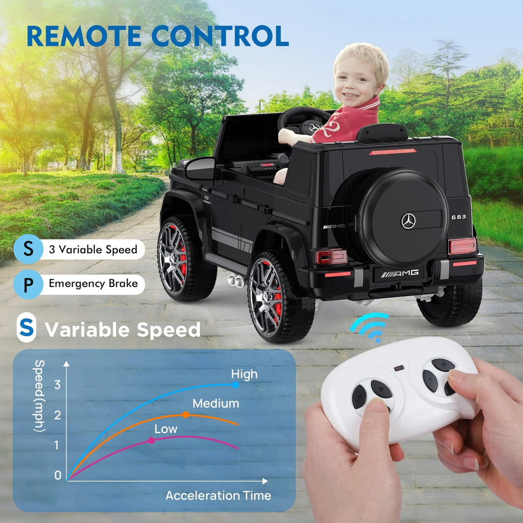 12Volt 1 Seater Powered Ride on Toy with Remote Control D987157