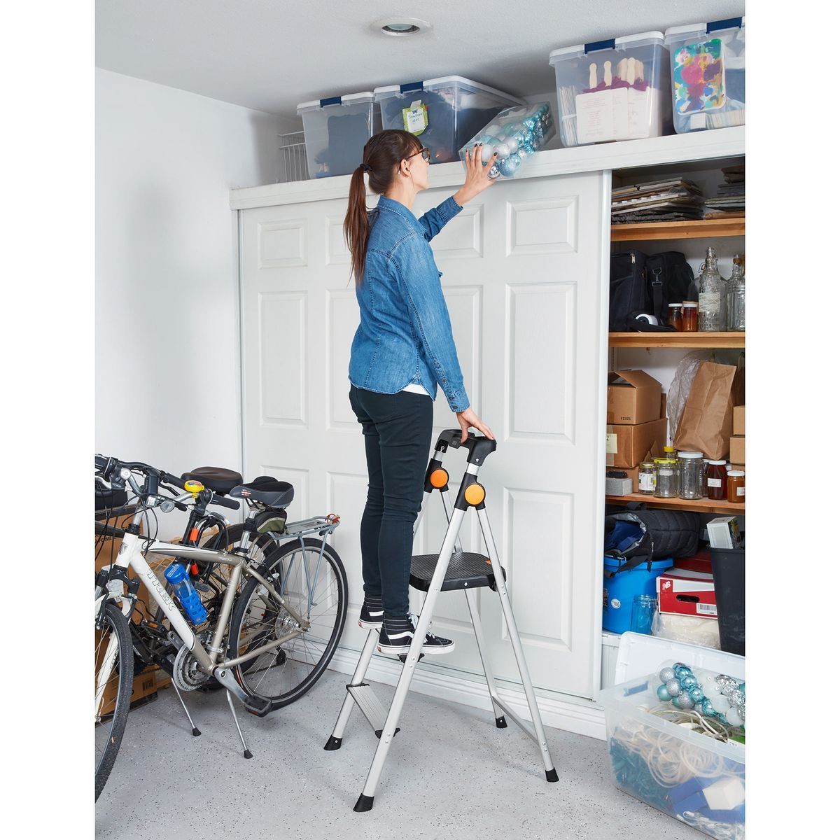 3-Step Aluminum Step Stool L755849