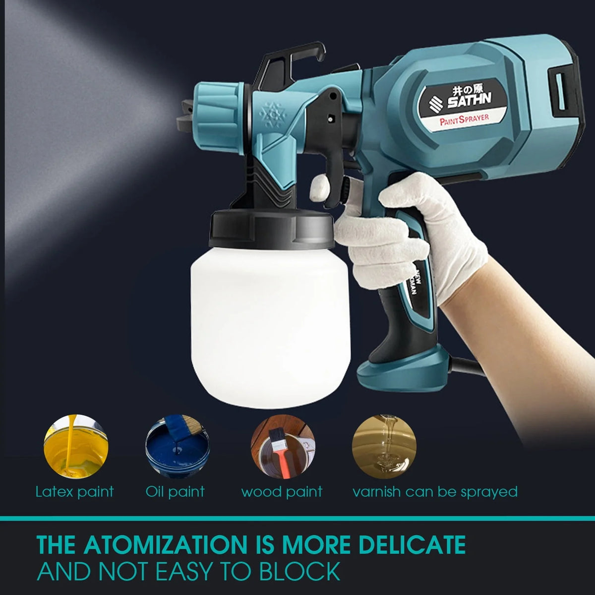 800W Electric HVLP Paint Sprayer J53753