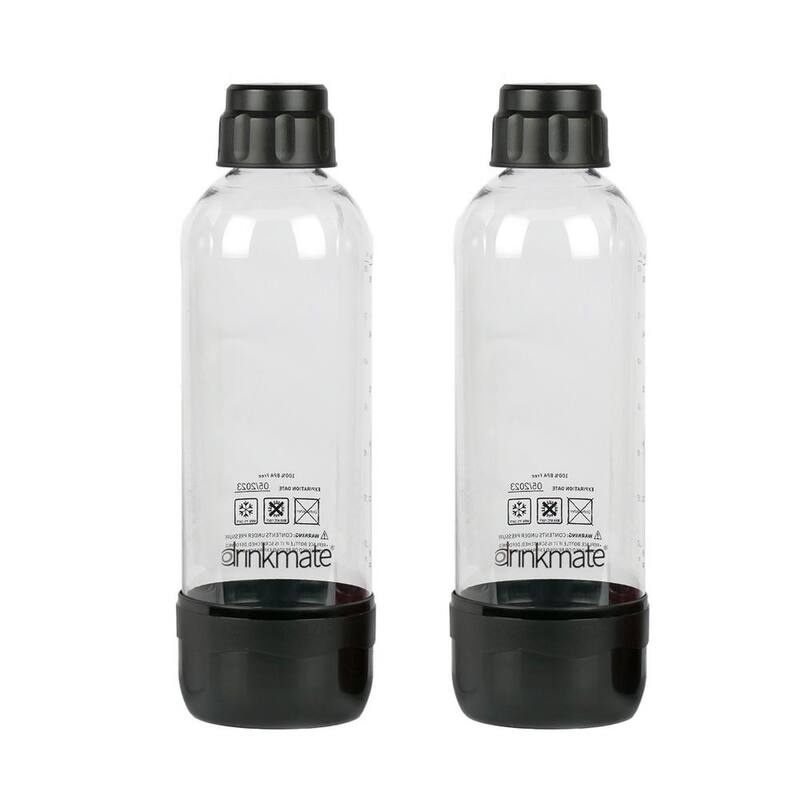 Black Carbonating Water Machine Bottles 2-Pack A756245