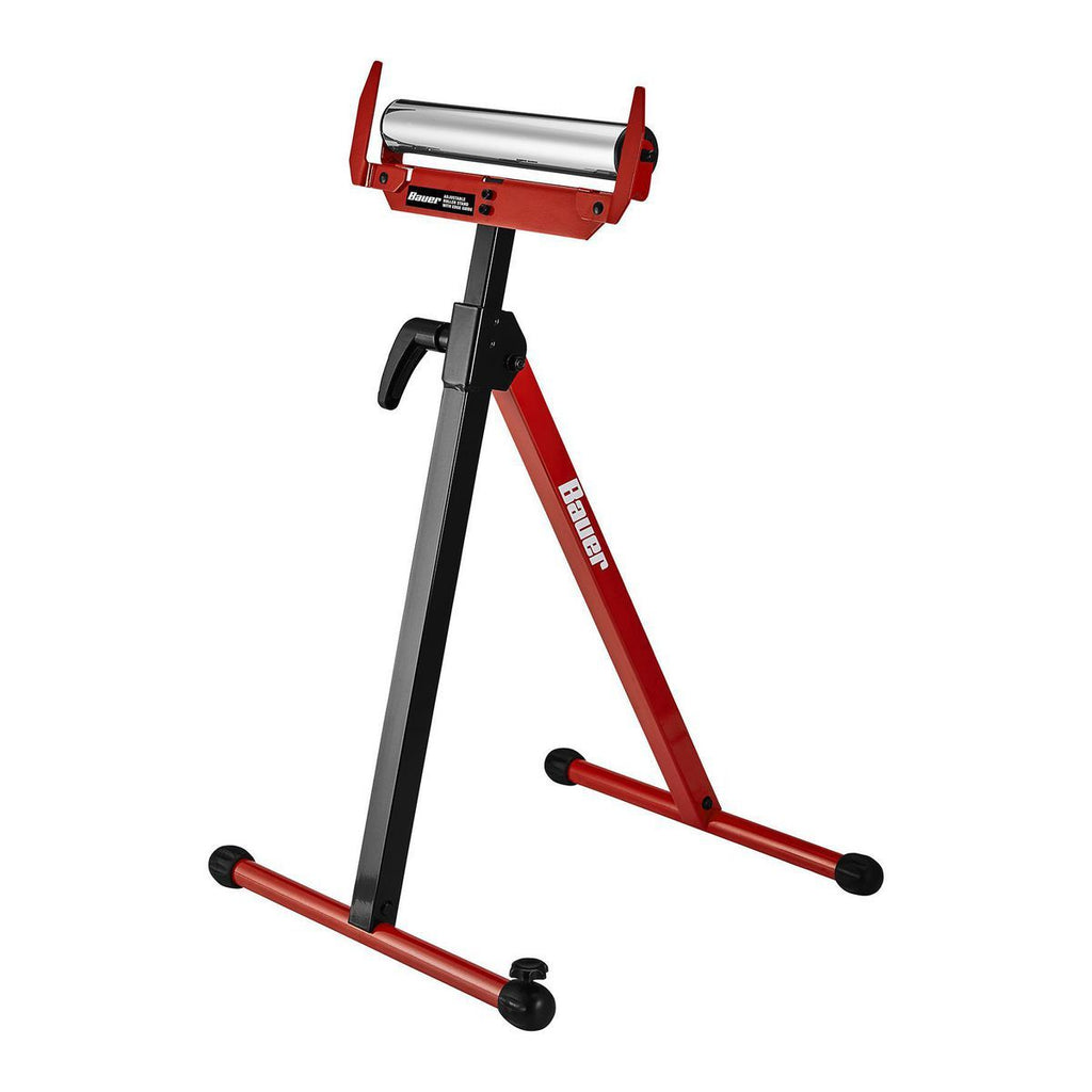250 lb. Capacity Adjustable Roller Stand with Edge Guide Y34605