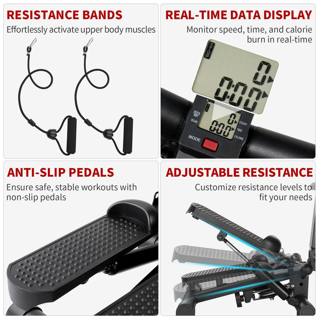 Stair Stepper with Resistance Bands U98729