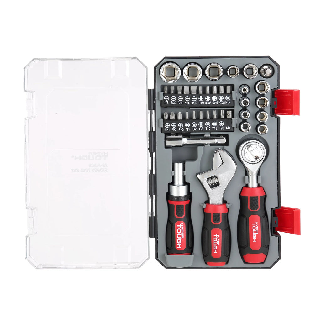 38 Piece Stubby Wrench and Socket Set G85348