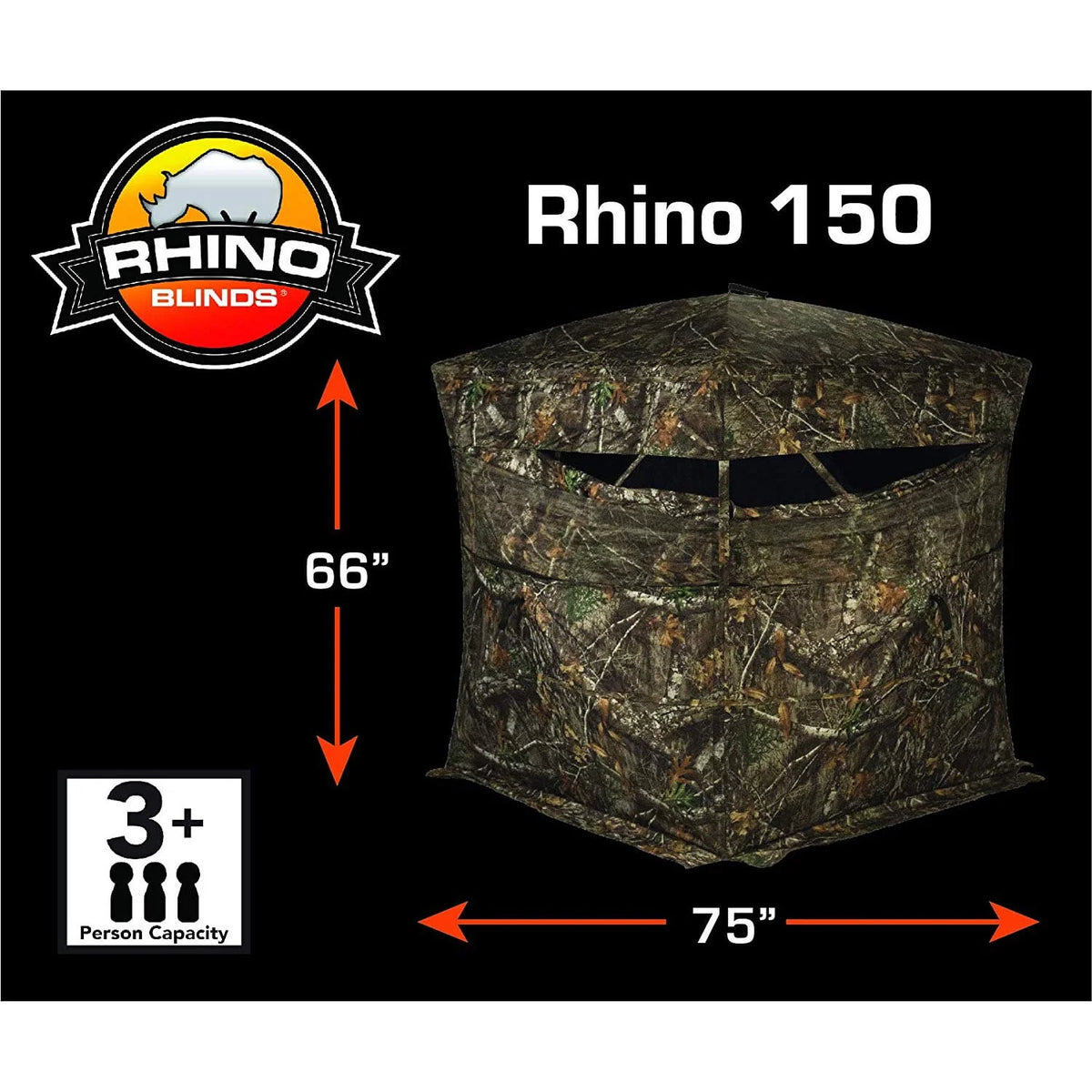 Camo Ground Blind, 3 Person D104590