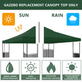 10FTx10FT Replacement Canopy Top Gazebo Tent Sunshade Cover R476624