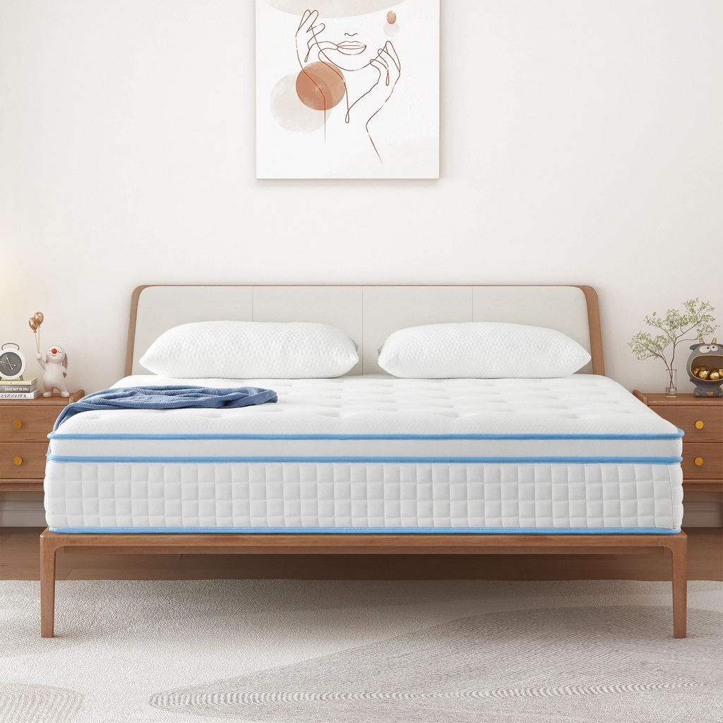 Queen 14 Inch Hybrid Gel Memory Foam Pocket Innerspring Mattress R70645