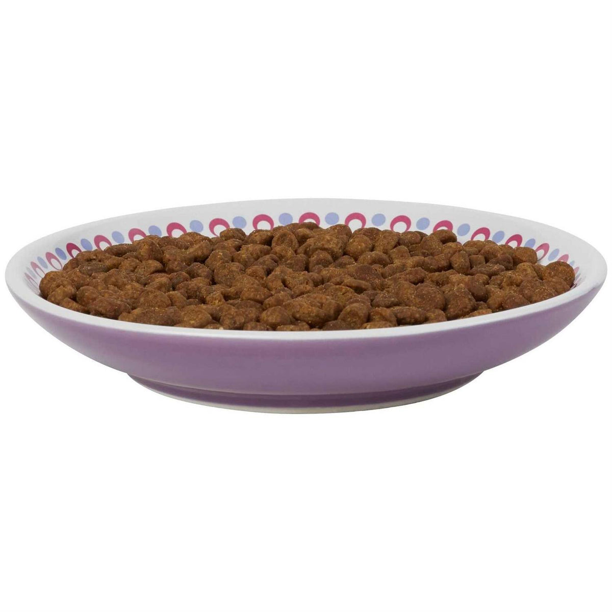 Kaleidoscope Pattern Non-skid Ceramic Cat Dish C2527