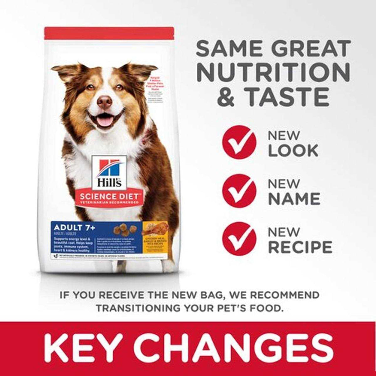 Chicken Adult 7+ Dog Food B8514