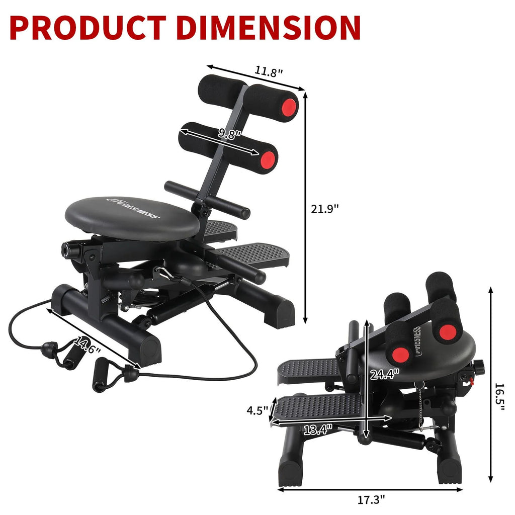 Stair Stepper with Resistance Bands U98729