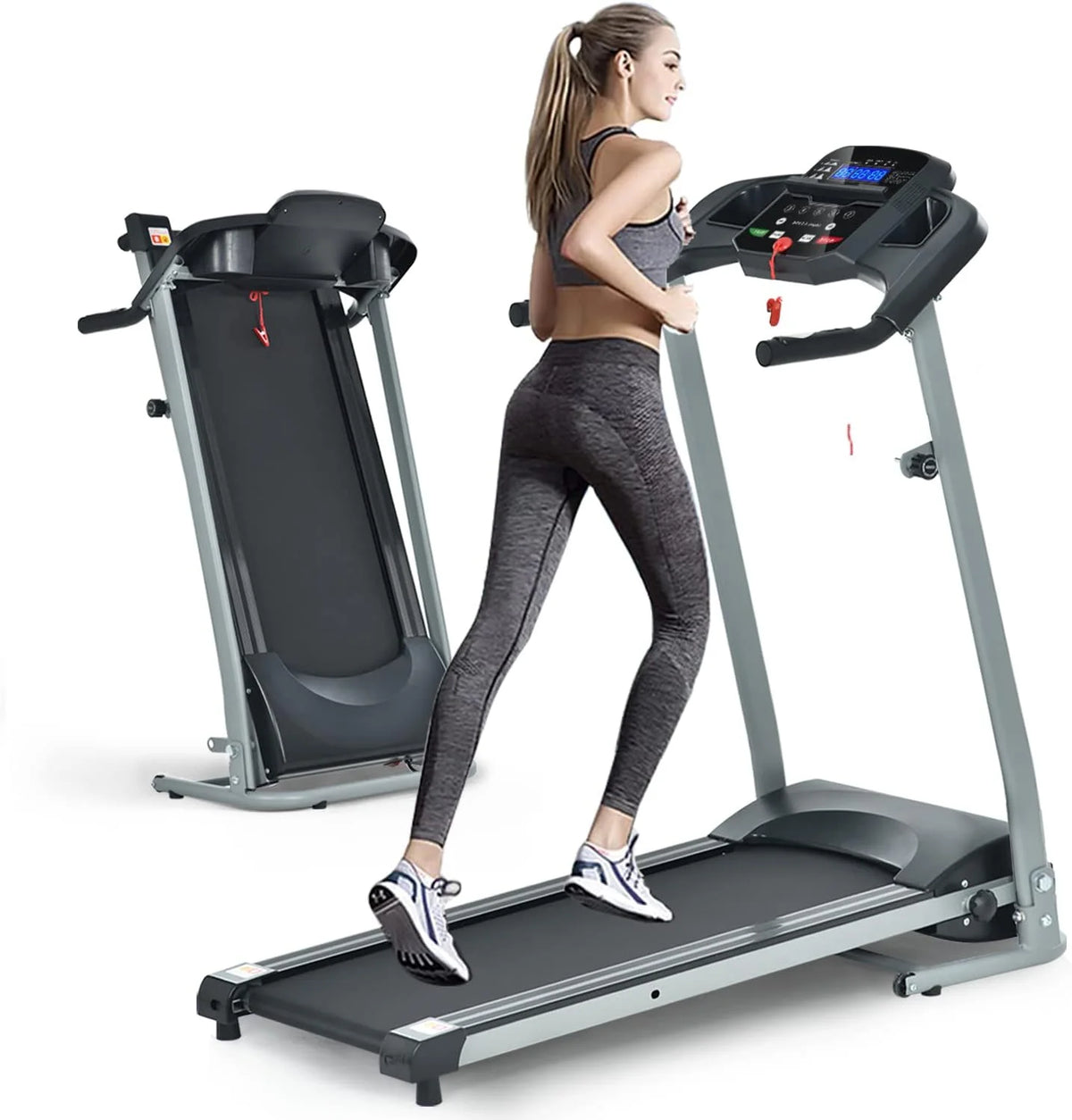 Folding Treadmill 2.5HP 220 LBS Capacity J644