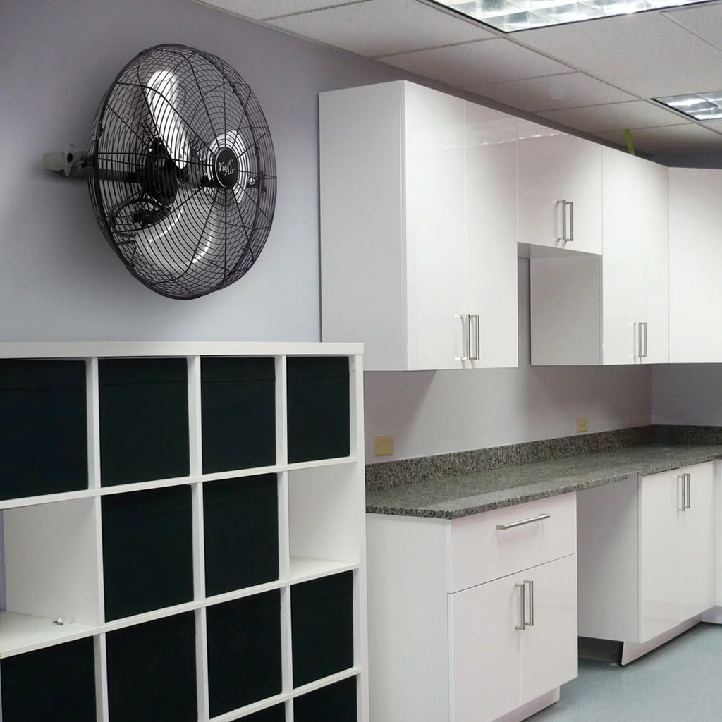 18 Wall Mountable Floor Fan with 3 Speed Settings U656260