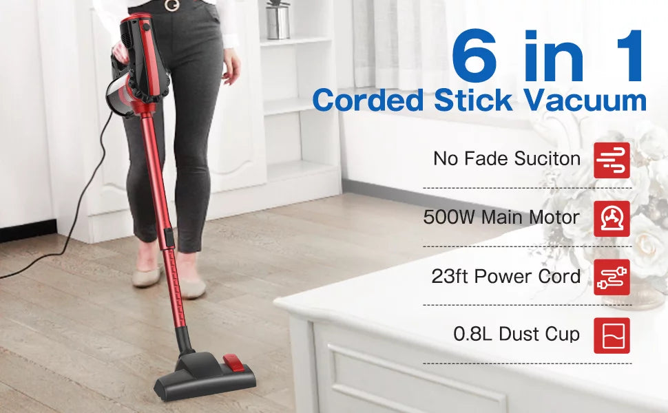 Corded Stick Vacuum Cleaner T329