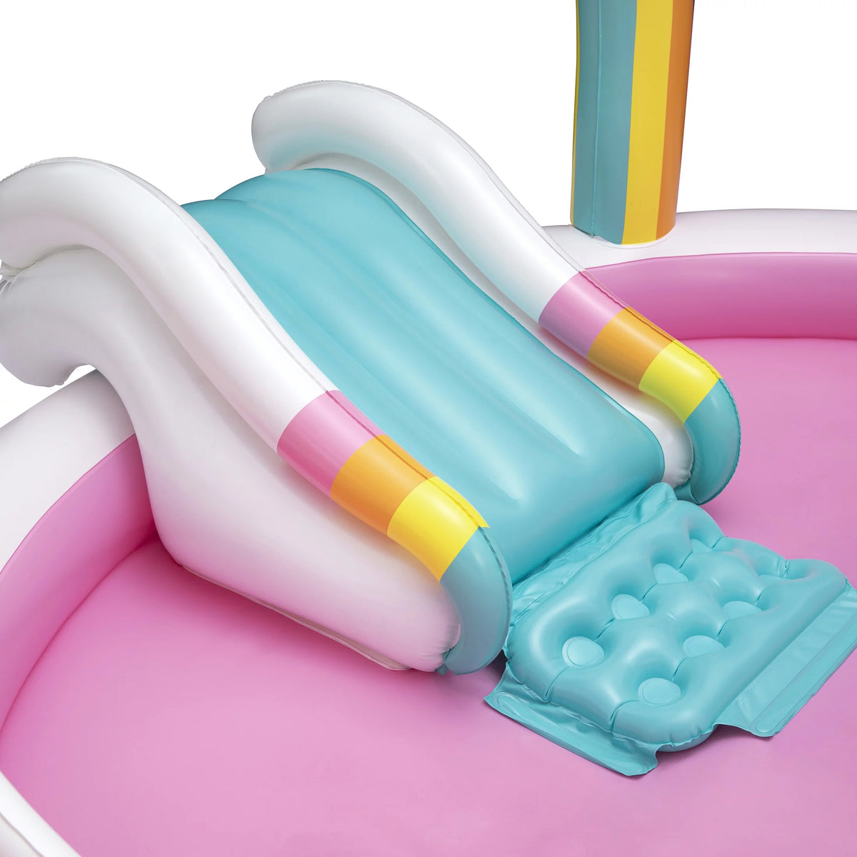 Rainbow Unicorn Kids Splash Pool with Sprinkler W945151