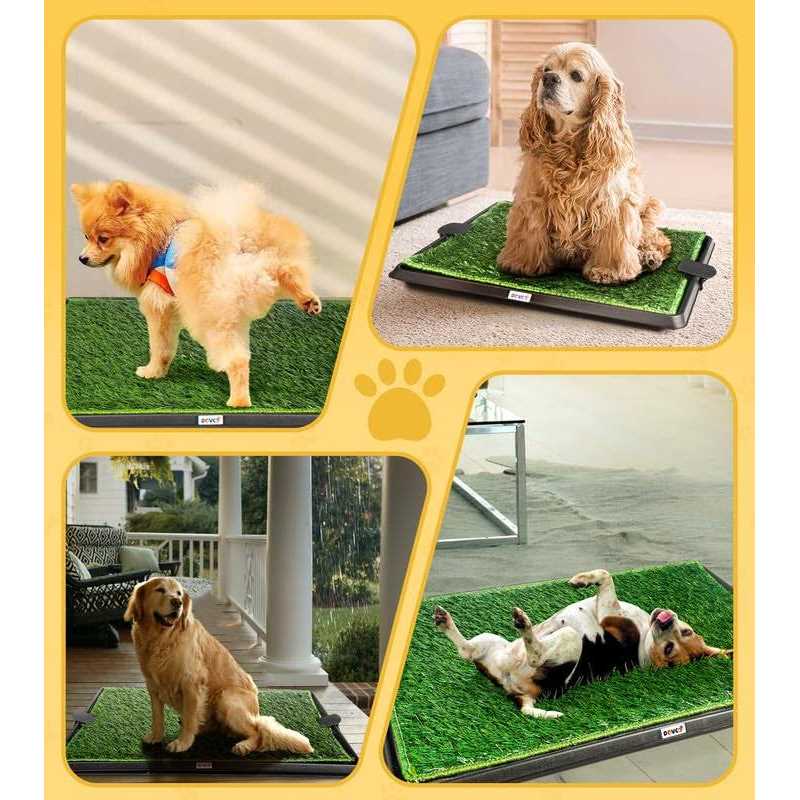Super Absorbent Dog Grass Pad with Tray A6285