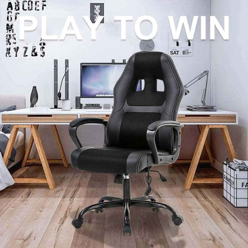 Black Executive Chair with Lumbar Support L20399