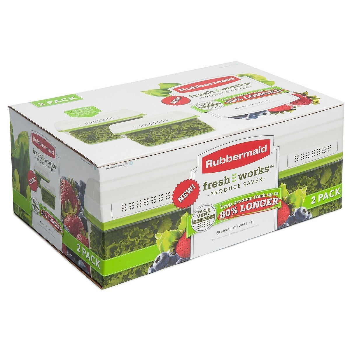 17.3 Cup Produce Saver 2 Pack U795