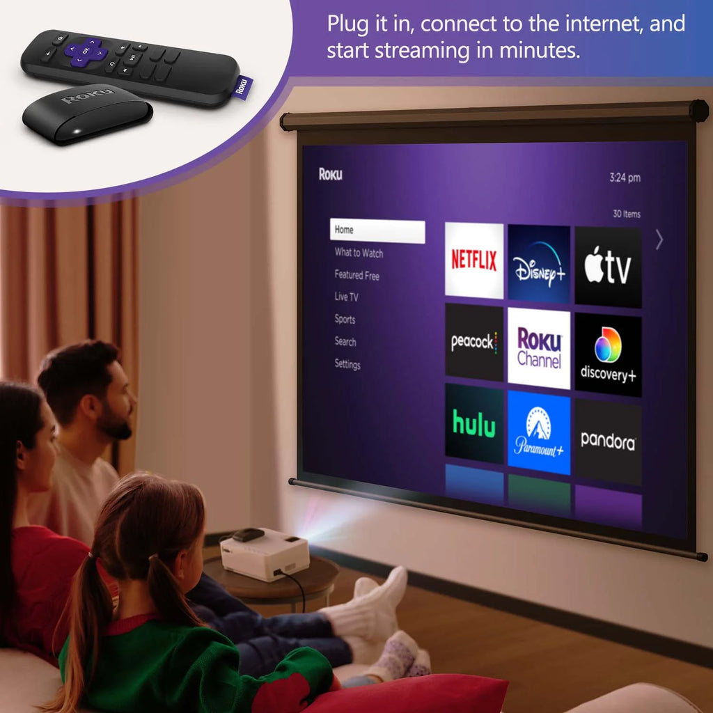 HD Mini Projector with Streaming Player A655