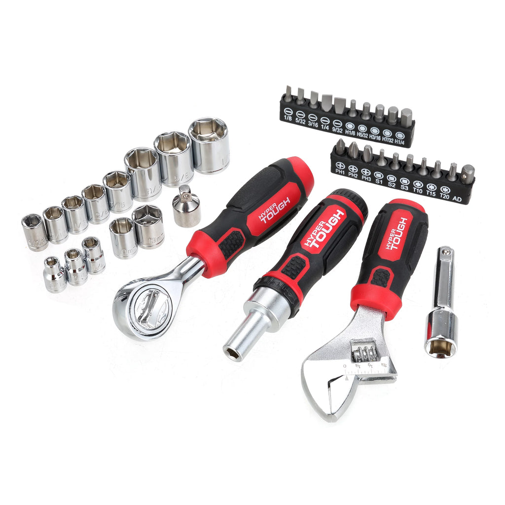 38 Piece Stubby Wrench and Socket Set G85348