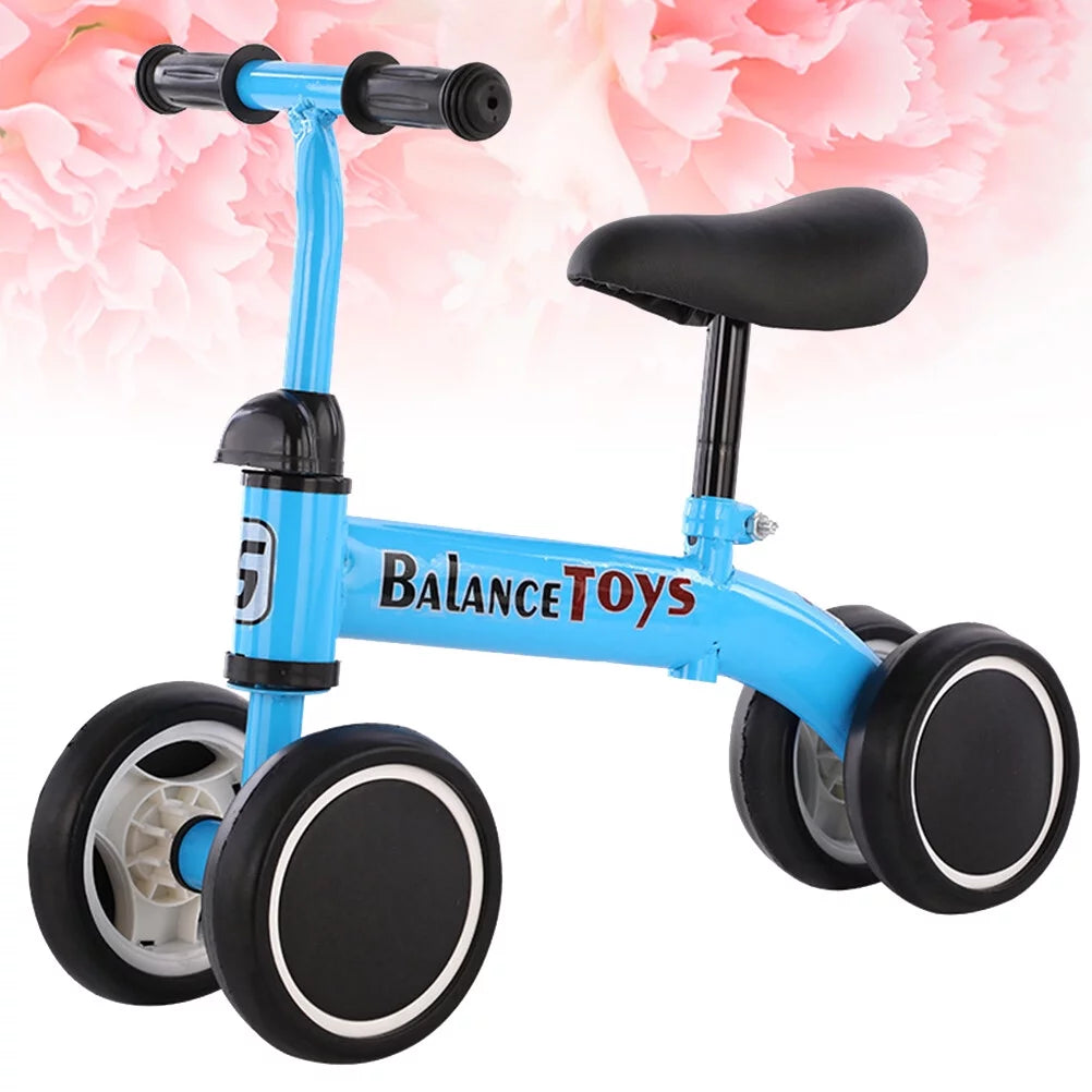 4 Wheels Blue Balance Bike A45299