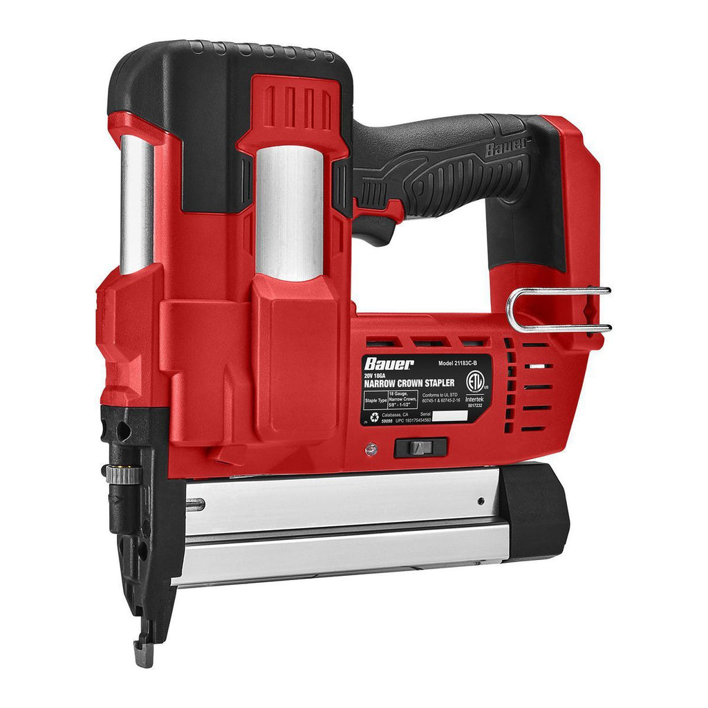 20V Cordless 18 Gauge Narrow Crown Stapler T8544