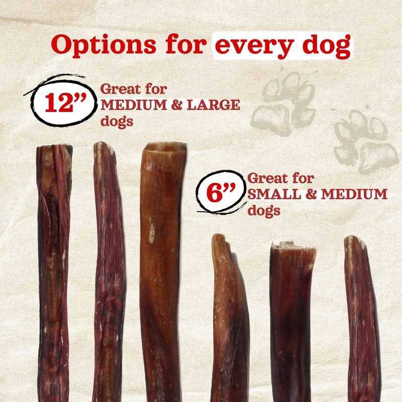 Power Bully Sticks Dog Treats T3563
