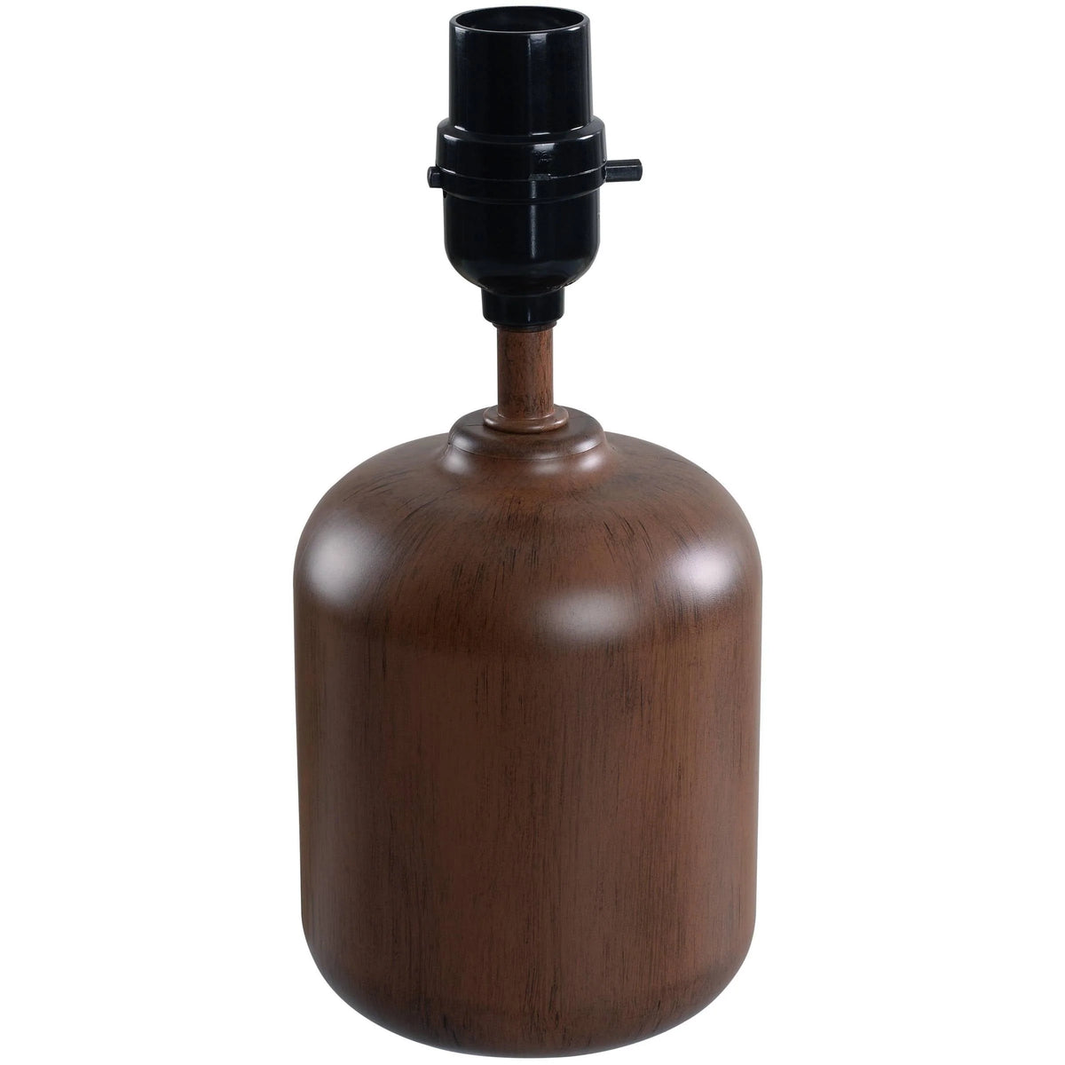 Mini Faux Wood Table Lamp with Shade N8127