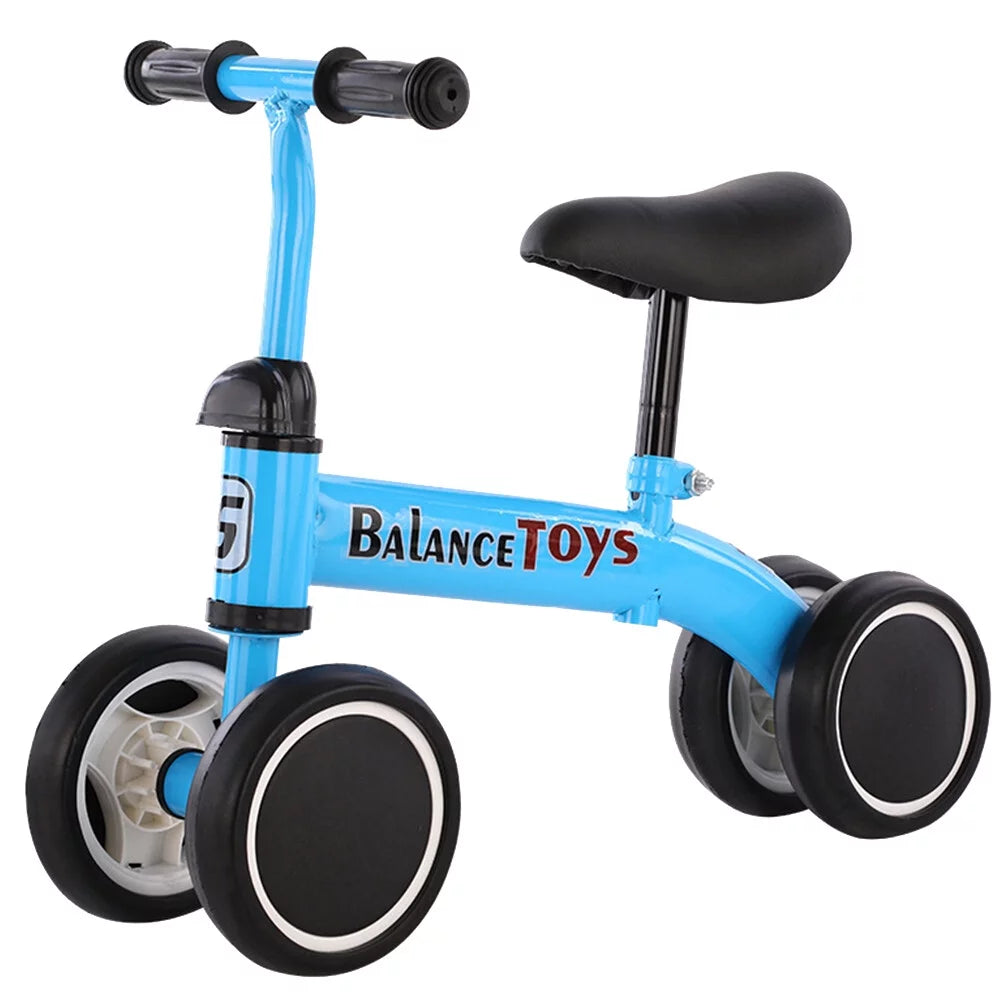 4 Wheels Blue Balance Bike A45299